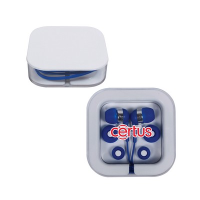 Earbuds In Square Case